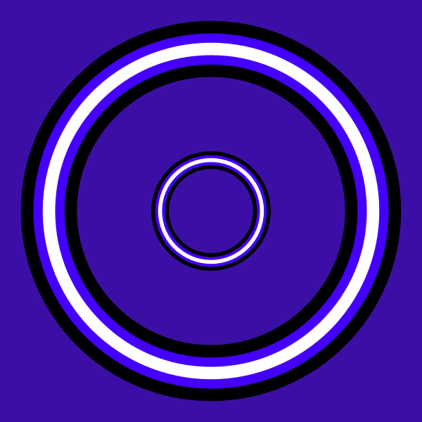 Circles on purple background
