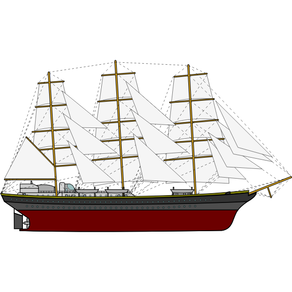 Three Sail Ship