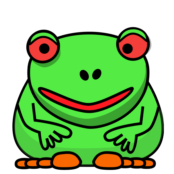 Cartoon Frog | Free SVG