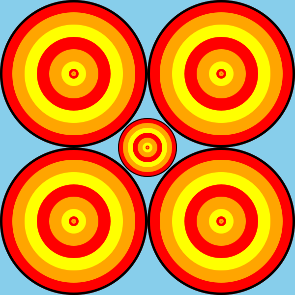 Colorful targets