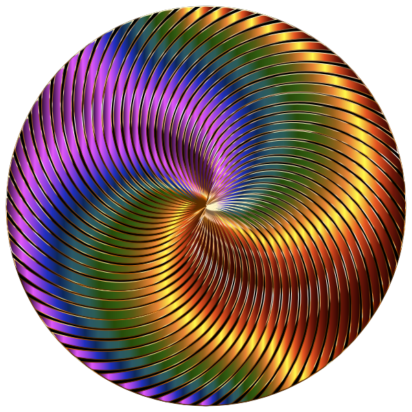 Shiny vortex in colors
