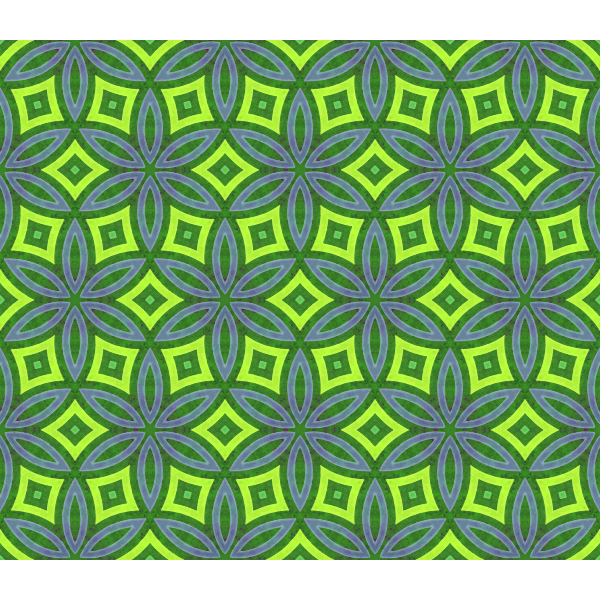 Green and blue geometrical pattern