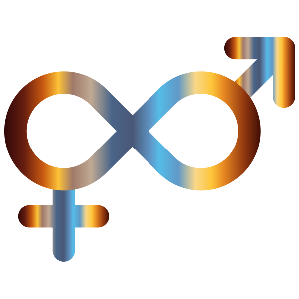 Male Female Connected Prismatic | Free SVG