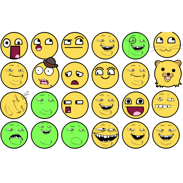 Troll face color