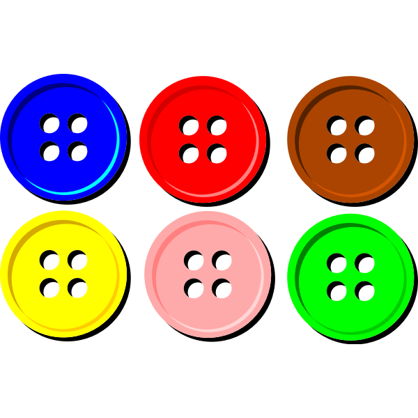 Assorted Buttons - Openclipart