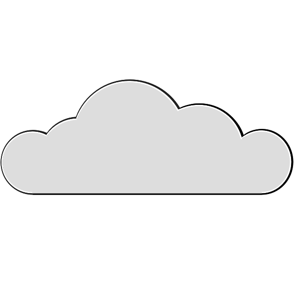 White Cloud With Bevel