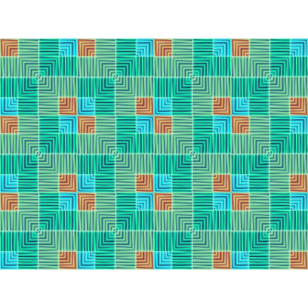 Background pattern in green squares