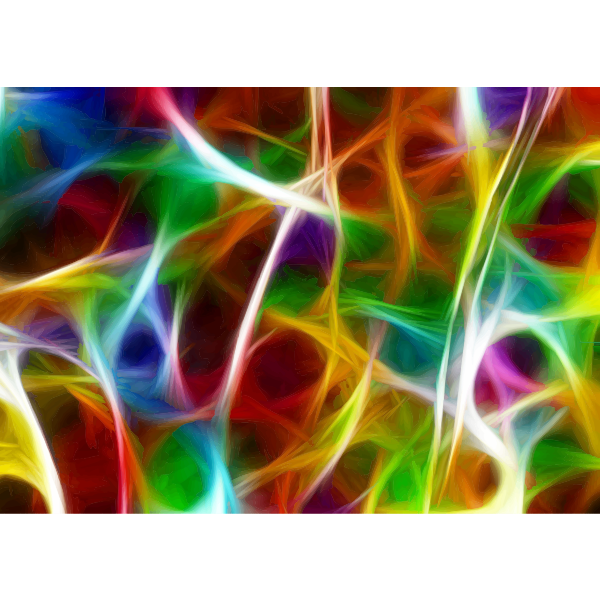 Khám phá một mô hình tế bào não cầu vồng đầy mê hoặc. Chuyển mình vào một thế giới phức tạp, nhưng đầy sắc màu và tiềm năng. Những sợi axon và dendrit có một màu sắc riêng biệt, tạo nên một hình ảnh tuyệt đẹp như thế giới của những giấc mơ.
