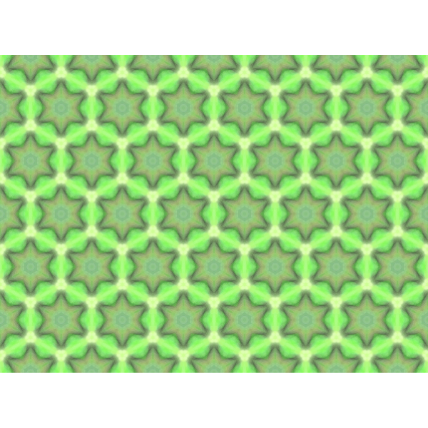 Background pattern with green flowers
