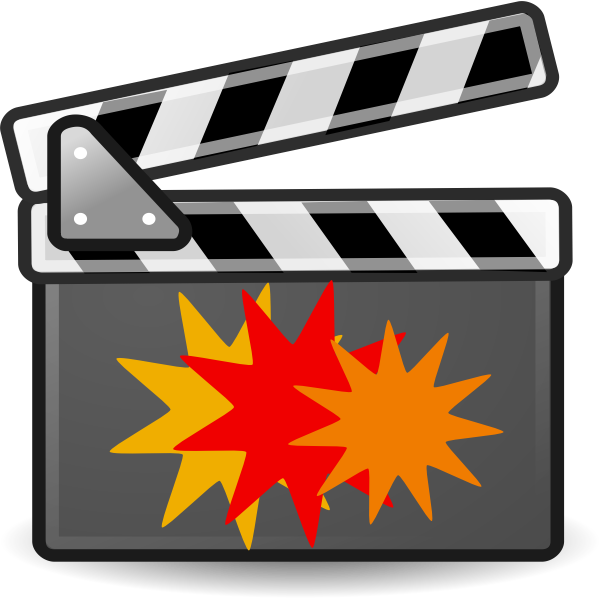 Silent Film Template Inverse Free Svg