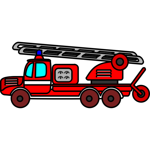 Fire department aerial ladder
