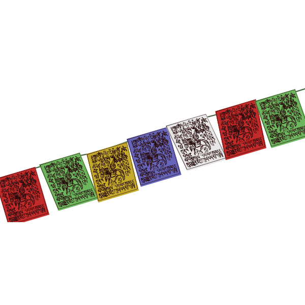 Jodo Shinshu Buddhist Flag Vector Image Free Svg