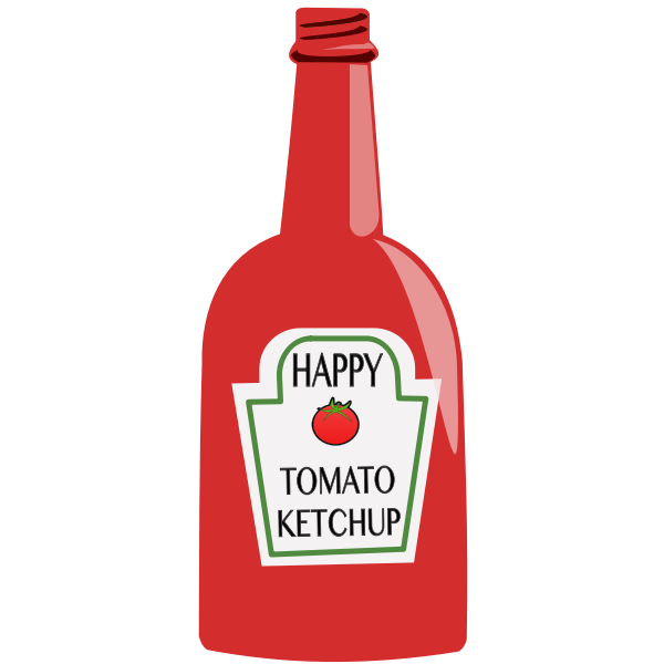 Ketchup Bottle No Cap