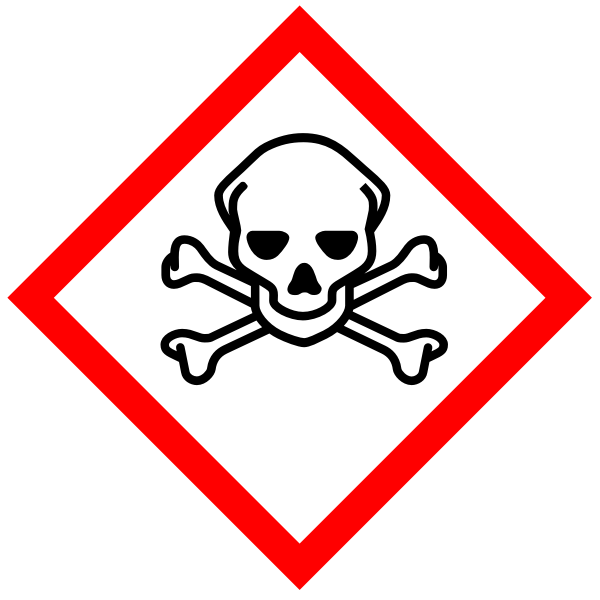 GHS pictogram for toxic substances