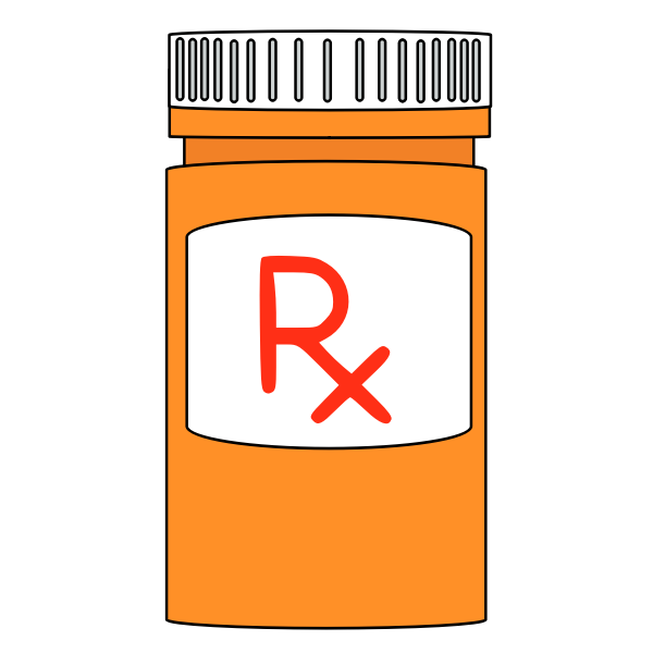 Prescription Medicine Bottle Free Svg