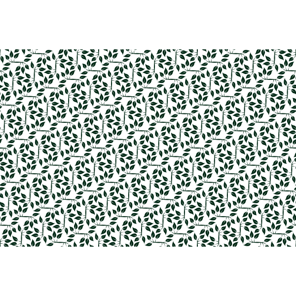 Leafy pattern vector drawing