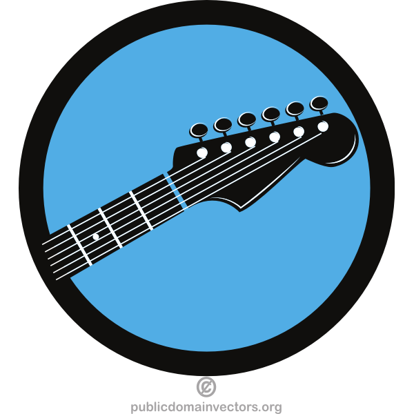 Music shop vector logotype