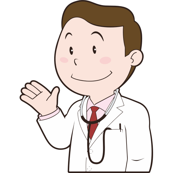 Explaining doctor | Free SVG
