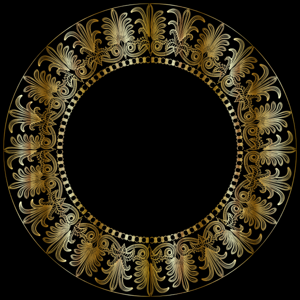 Gold Ionic Frieze Frame