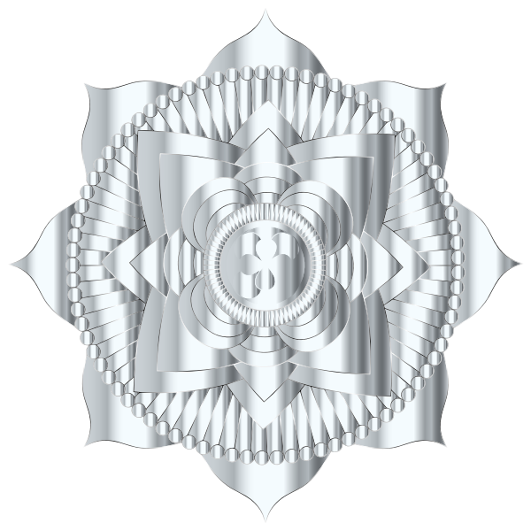 Prismatic Lotus Mandala Line Art 10