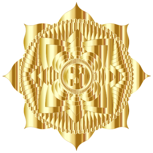 Prismatic Lotus Mandala Line Art 11