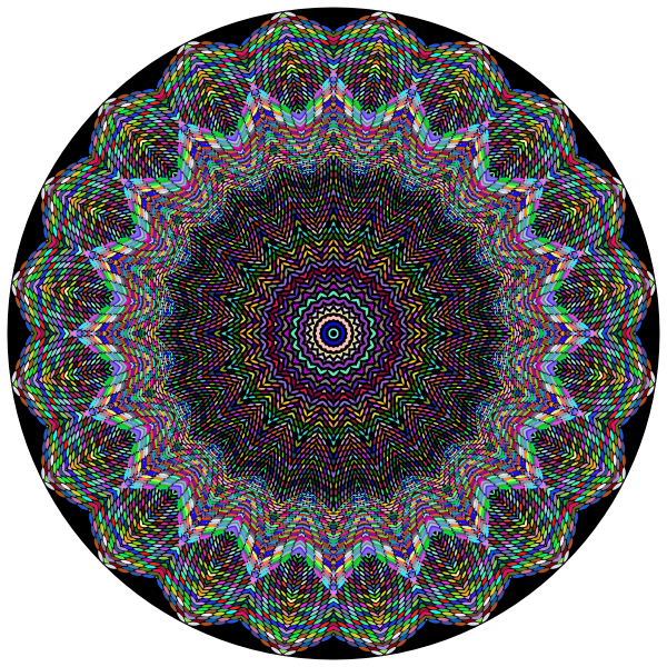 Prismatic Lace Mandala