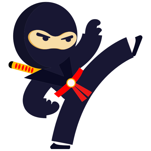 Fighting Ninja | Free SVG