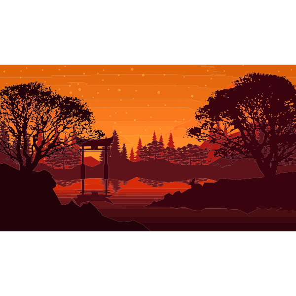 Vector Clip Art Of African Savanna Scenery Free Svg