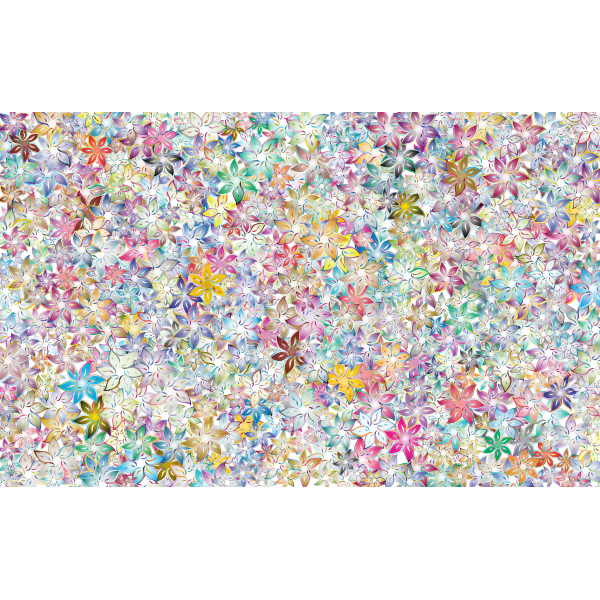 Floral Wallpaper Prismatic