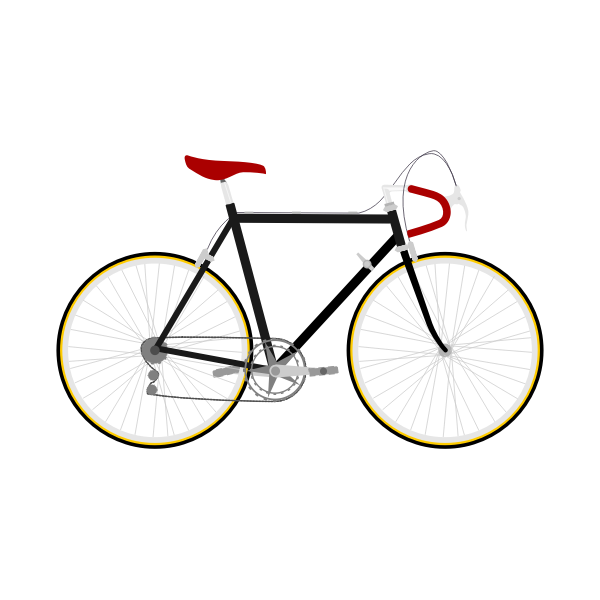 Flat design Race Bicycle