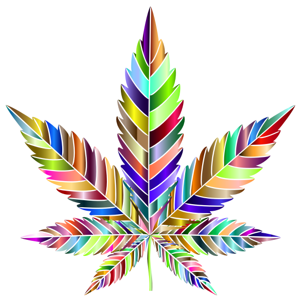 Marijuana Leaf Type II Prismatic 4