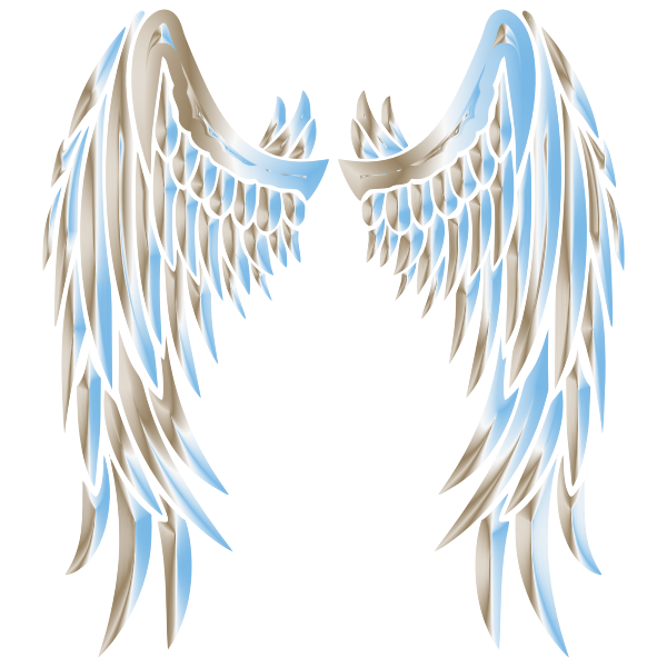 Download Angel Wings Chromatic Pattern | Free SVG