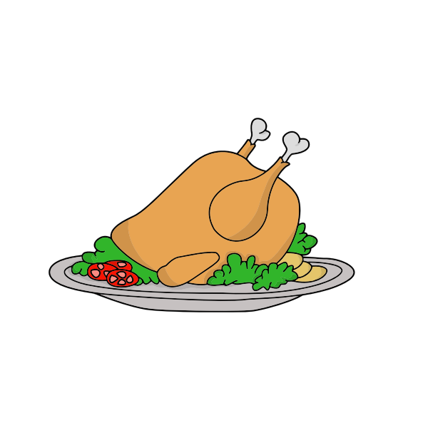 Oven-roasted turkey | Free SVG