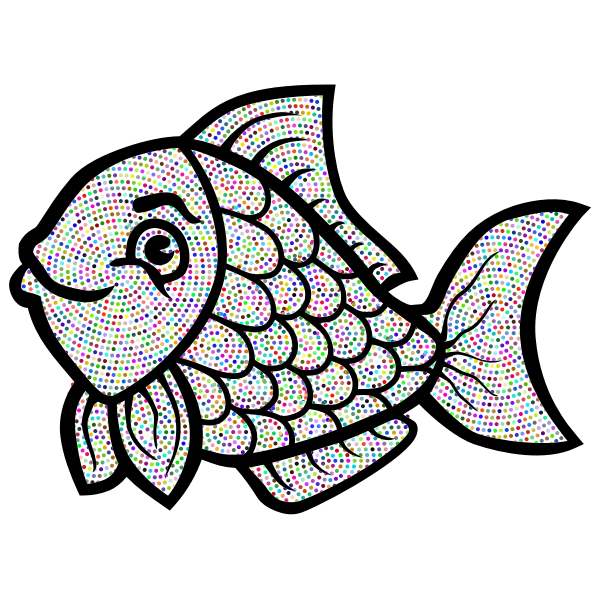 Fish Line Art Enhanced No BG