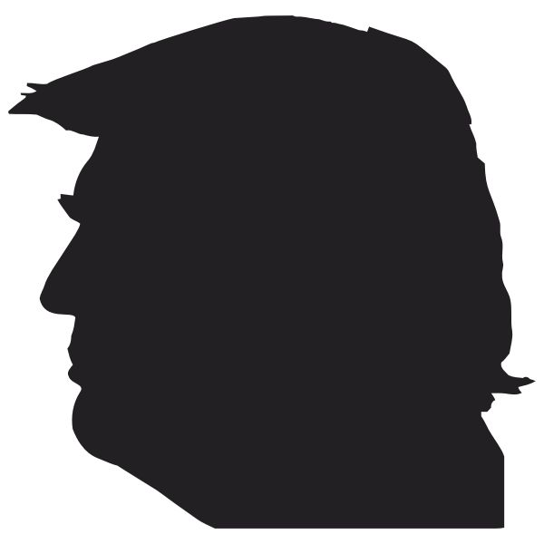 Download Trump Profile | Free SVG