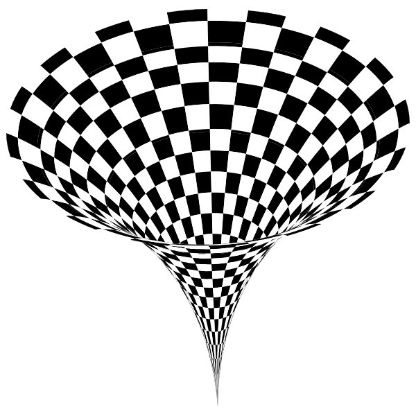 Download 3d Checkerboard Vortex Free Svg