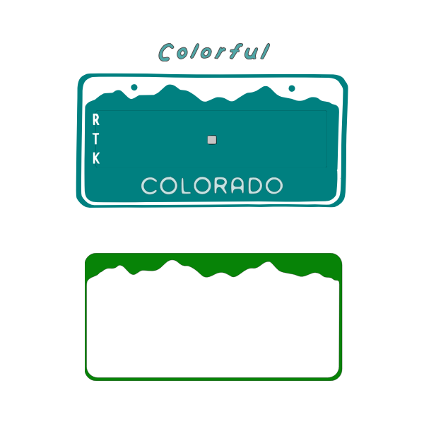 Printable Colorado Temp Tag Template