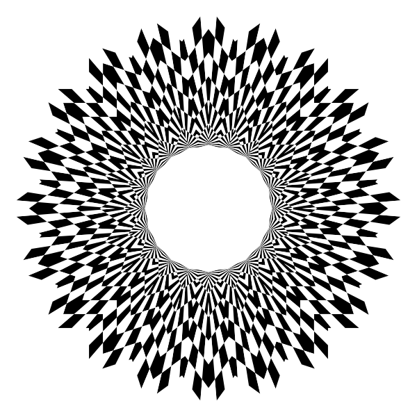 Checkerboard Mandala