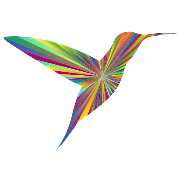 Hummingbird Silhouette 5 Polyprismatic