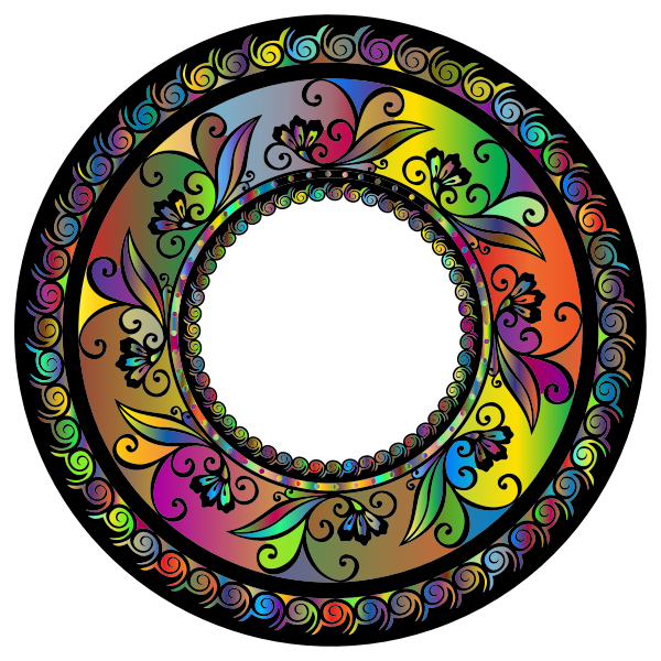 Colorful Mandala ornament