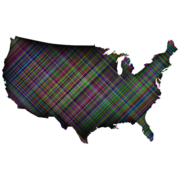 Stylized America Grid Design