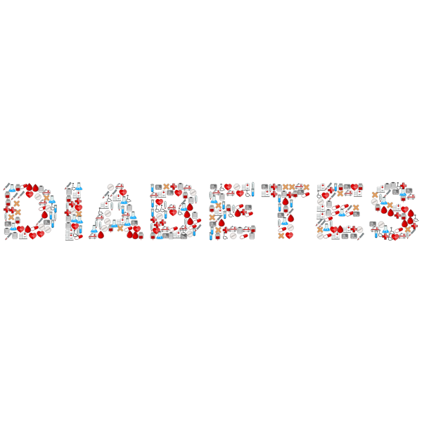 Diabetes Medical Icons