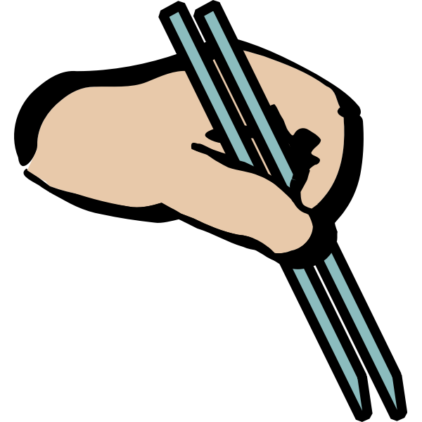 Hand with Chopsticks