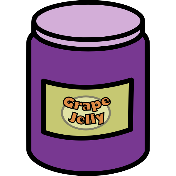 Grape jelly jar