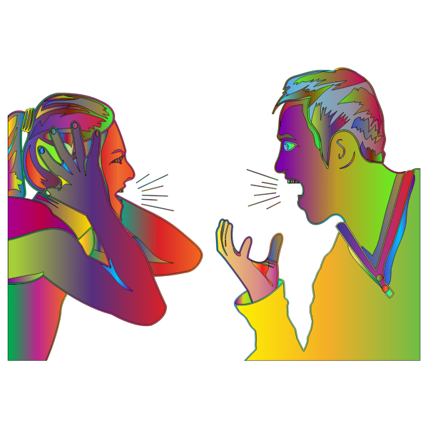 Couple Arguing By mstlion Surreal