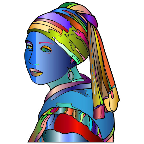 Girl With Pearl Earring By GimpWorkshop Surreal