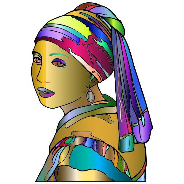 Girl With Pearl Earring By GimpWorkshop Surreal 2
