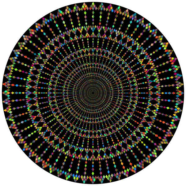 Geometric Style Mandala Polyprismatic