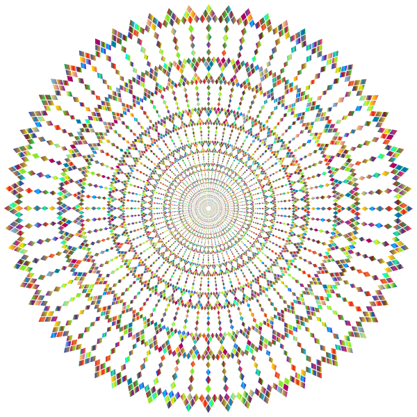 Geometric Style Mandala Polyprismatic No BG