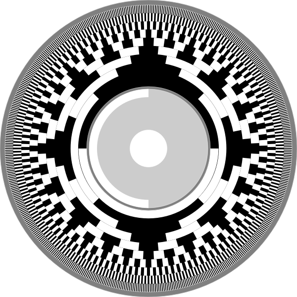 Gray-Code als Compact Disk Label